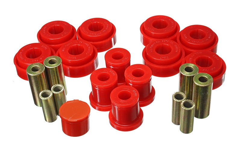 Ensemble de bagues de bras de suspension avant rouges pour Chrysler Energy Suspension