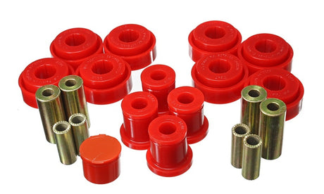 Ensemble de bagues de bras de suspension avant rouges pour Chrysler Energy Suspension