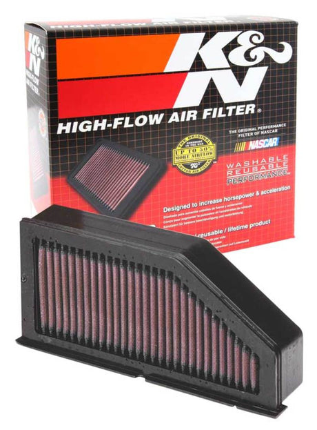 Filtre à air de remplacement K&amp;N 97-08 BMW K1200RS/LT/C/GT 8,313 pouces de longueur OS / 3,875 pouces de largeur OS / 1,938 pouces de hauteur