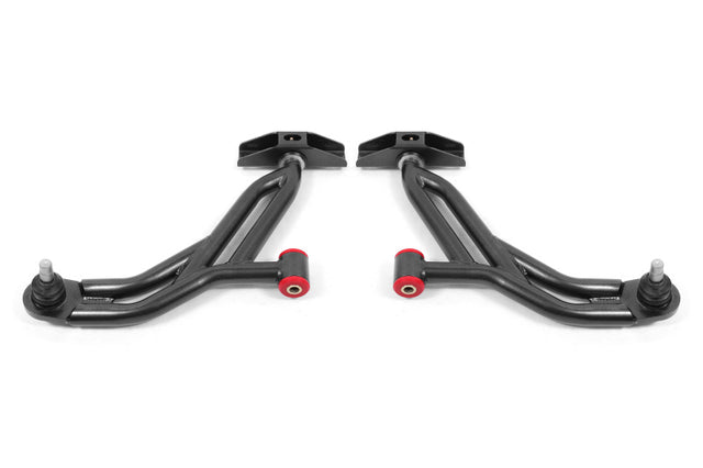 BMR Suspension 05-14 Ford Mustang Lower A-Arms - Black Hammertone - Non-Adjustable BMR Suspension