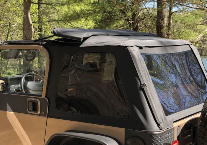 Kit de toit souple Fastback TrailView sans cadre pour Jeep Wrangler (JL) Unlimited 18-21 - Black Diamond