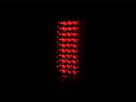 Feux arrière à LED ANZO 2007-2013 Chevrolet Silverado 1500 Rouge/Clair