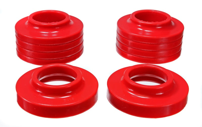 Isolateurs à ressort pour Jeep Energy Suspension - Rouge