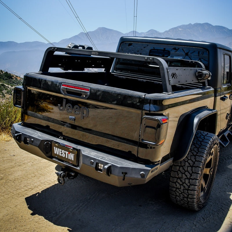 Porte-bagages Westin 2021 Jeep Gladiator Overland - Noir texturé