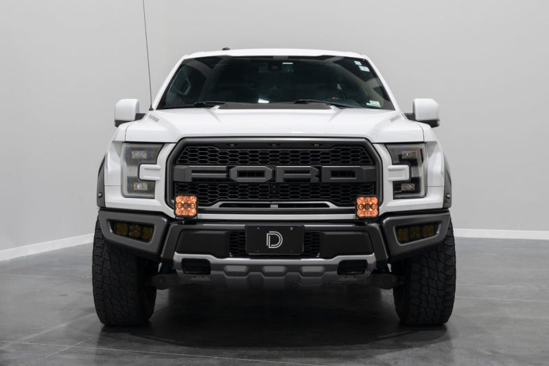 Kit d'éclairage à LED pour pare-chocs Ford Raptor SS5 17-20 de Diode Dynamics - Combo Pro jaune