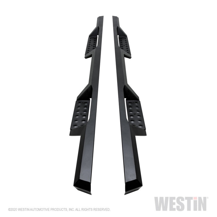 Marchepieds Westin 04-13 Chevy Silverado 1500 Crew Cab 2004-2013 HDX Drop Nerf - Noir texturé