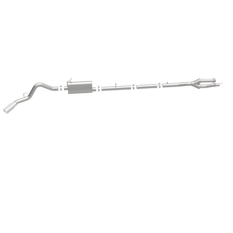 Système MagnaFlow C/B 11-15 Ford Super Duty F250 6,2 L EC CC, SS 3,5 po simple côté passager arrière Ext 5 po Tip