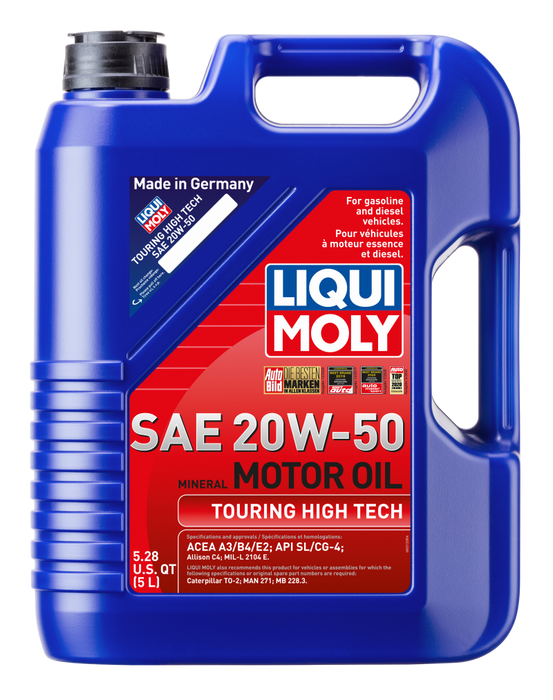 Huile moteur LIQUI MOLY Touring High Tech SAE 20W50 5L