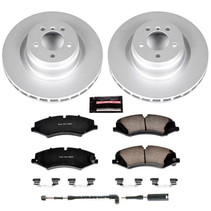 Power Stop 10-12 Land Rover Range Rover Front Z23 Evolution Sport Coated Brake Kit