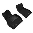 3D MAXpider 20-23 Chevrolet Corvette C8 Elegant R1 Floormat Set - Black 3D MAXpider