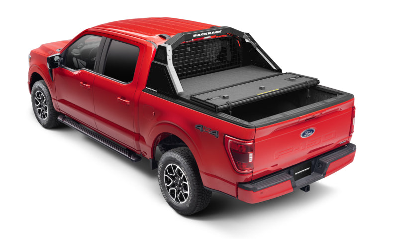 Porte-bagages BackRack 15-23 Ford F-150 en acier calibre 14 avec kit de quincaillerie - Noir