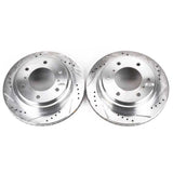 Disques de frein arrière Power Stop 00-06 Mitsubishi Montero Evolution percés et fendus - Paire