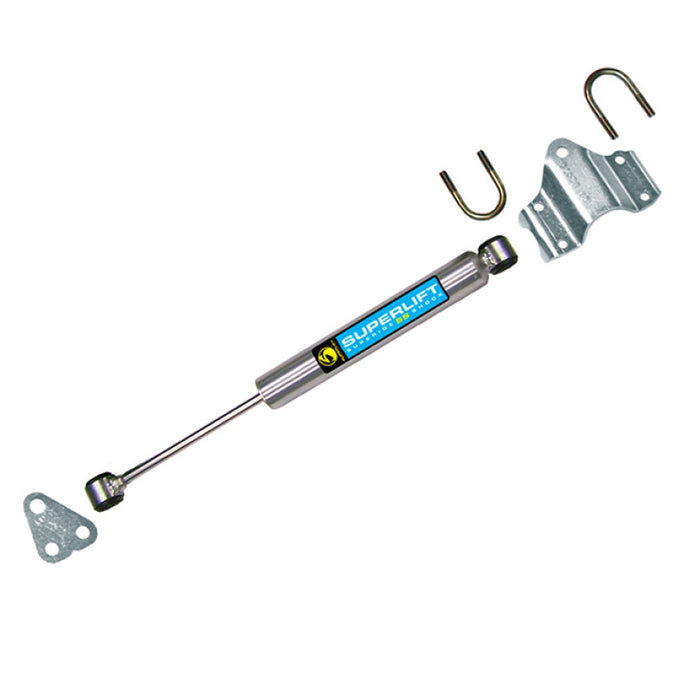 Kit de stabilisateur de direction à garde au sol élevée Superlift 07-18 Jeep Wrangler JK - SR SS par Bilstein (gaz)