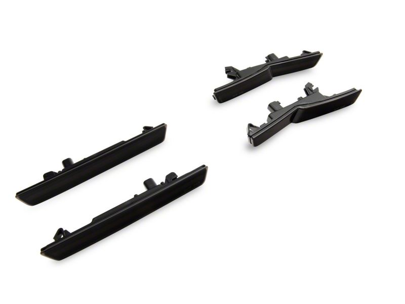 Feux de position latéraux à LED Raxiom 18-23 Dodge Challenger Widebody Axial Series avant et arrière - Fumés