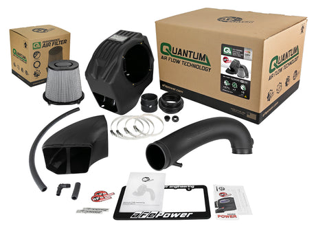 Système d'admission d'air froid aFe Quantum avec support Pro Dry S 09-18 RAM 1500 V8-5,7 L Hemi