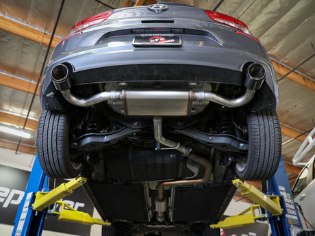 Système d'échappement arrière aFe Takeda 2,5 pouces 409 SS en fibre de carbone 18-20 Hyundai Elantra GT L4-1,6 L (t)