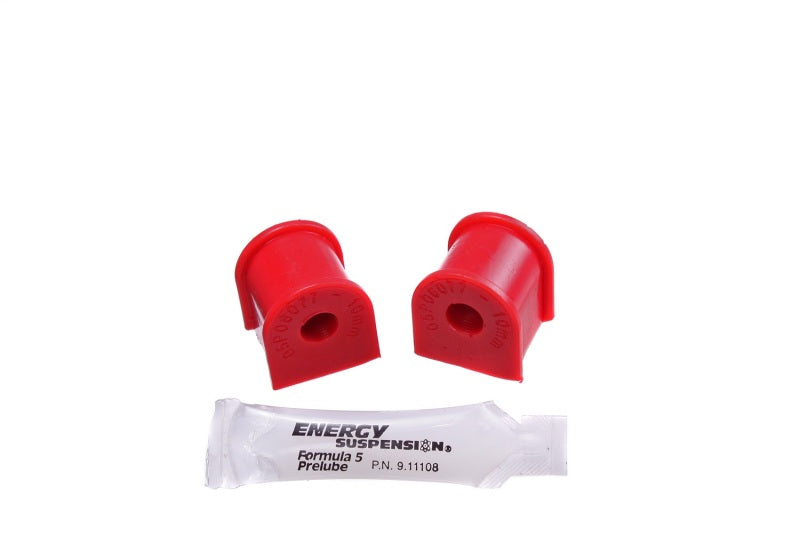 Bagues de barre stabilisatrice arrière 10 mm pour Honda Civic 06-11 (sauf Si) Energy Suspension - Rouge