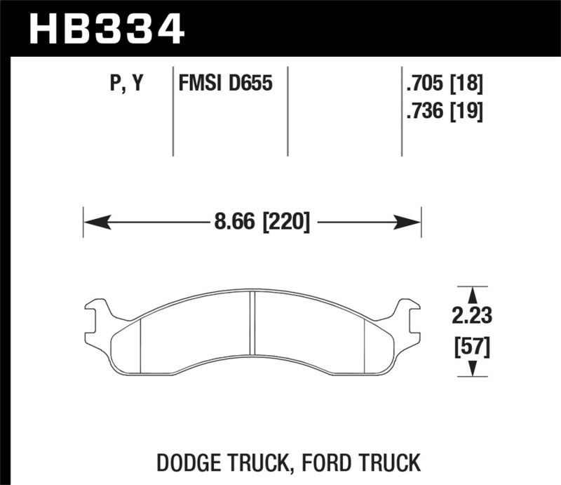 Hawk LTS Street Brake Pads