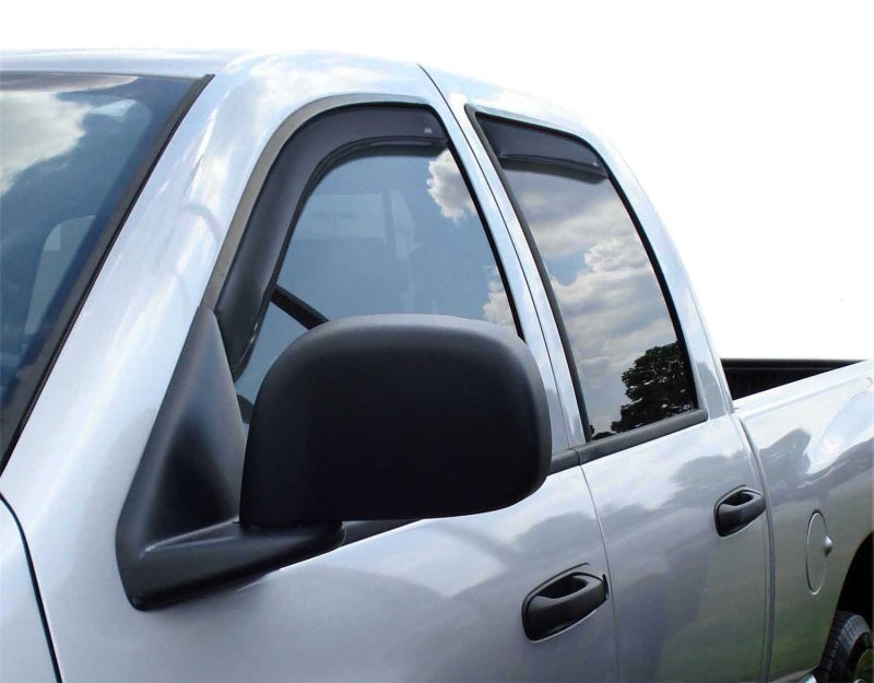 Déflecteurs de vitres avant et arrière AVS 06-08 Dodge RAM 1500 Mega Cab Ventvisor 4 pièces - Fumé