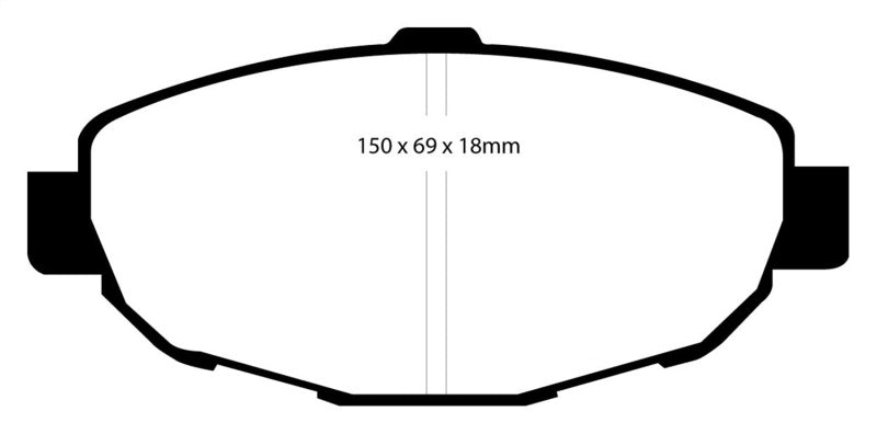 EBC 99-01 Lexus SC300 3.0 Yellowstuff Front Brake Pads