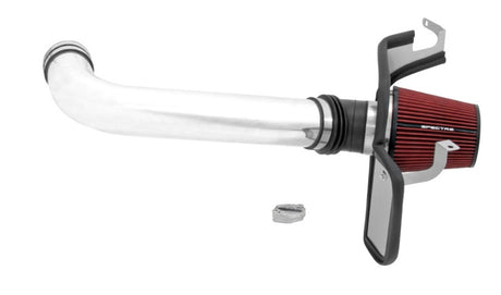 Kit d'admission d'air côté conducteur MAFS Spectre 70-81 Camaro LS Blade - Poli avec filtre rouge