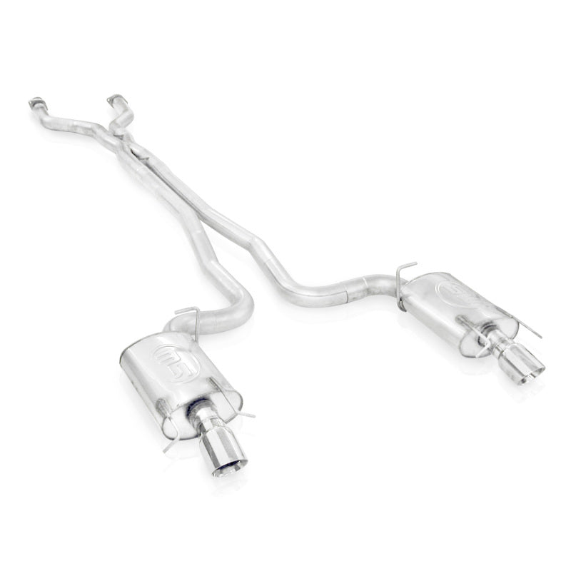 Système Catback de 3 pouces pour Cadillac CTS-V Wagon 2009-15 en acier inoxydable Silencieux à chambre X-Pipe Embouts de 4 pouces