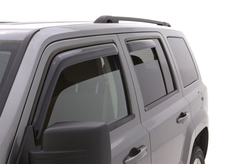 Déflecteurs de vitres avant et arrière AVS 07-18 Jeep Patriot Ventvisor 4 pièces - Fumé