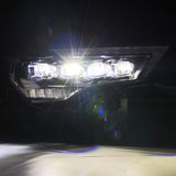 AlphaRex 14-22 Toyota 4Runner (conventionnel requis 2021) NOVA LED Proj HL Blk avec feux d'activité et feux de position + SB DRL