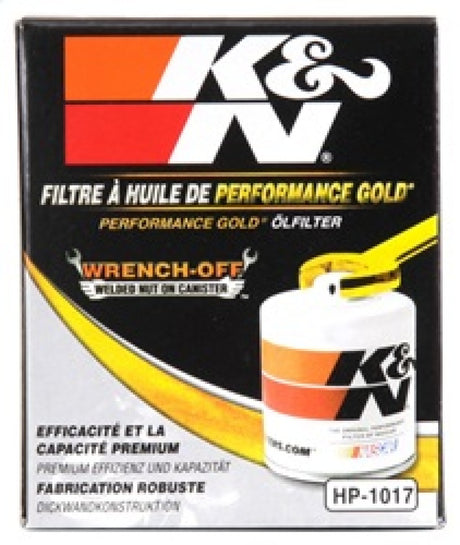 Filtre à huile K&amp;N Performance Gold 3,74 pouces / 2,98 OD