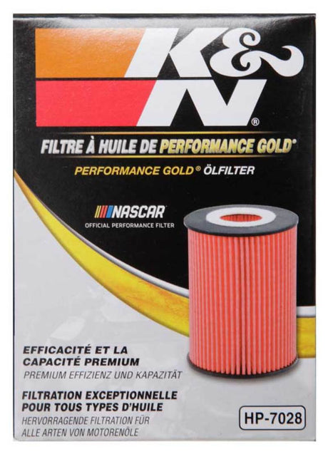 Filtre à huile K&amp;N Performance pour Mercedes Benz GLE350D 3.0L V6 DSL 2010+ 2,75 po de diamètre extérieur x 3,625 po de hauteur