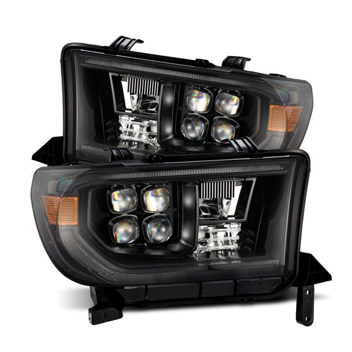 Phares à LED AlphaRex 07-13 Toyota Tundra NOVA Projecteur Alpha-Black avec Activ Light/Seq Signal/DRL