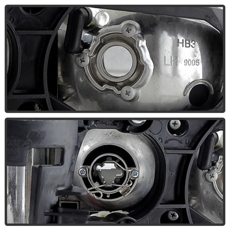 Phares de projecteur Spyder Pontiac Grand Prix 97-03 CCFL Halo Blk Low H1 PRO-YD-PGP97-1PC-CCFL-BK