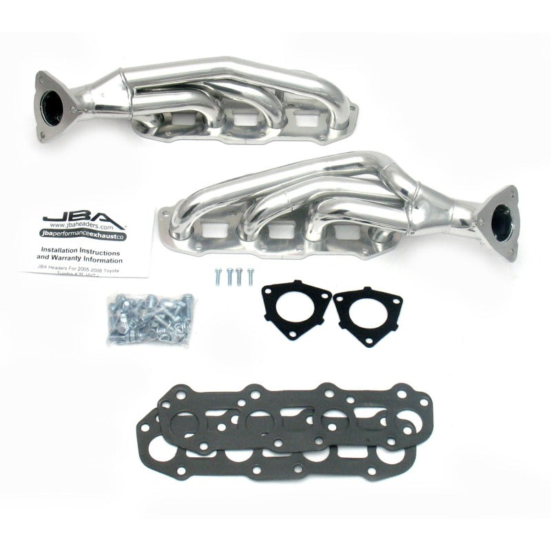 JBA 05-07 Toyota 4.7L V8 1-1/2in Primary Silver Ctd Cat4Ward Header