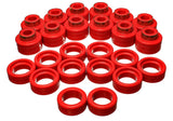 Ensemble de montage de carrosserie rouge (cabine) pour suspension énergétique 92-99 GM Denal XL/Suburban 2WD/Yukon XL 2WD