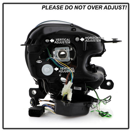 Phares Proj V2 Xénon/HID uniquement pour Spyder Mini Countryman 11-16 - Noir PRO-YD-MCO11HID-BK
