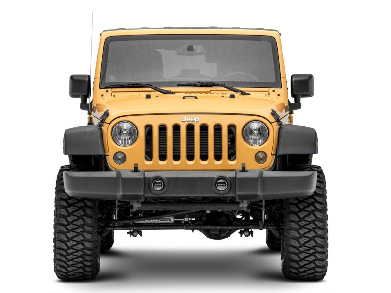 Feux antibrouillard à LED Halo de la série Axial Jeep Wrangler JK 07-18 de Raxiom - Ambre