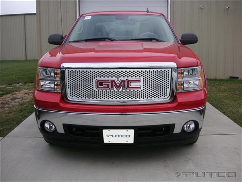 Grilles en acier inoxydable perforées Putco 07-10 GMC Sierra HD