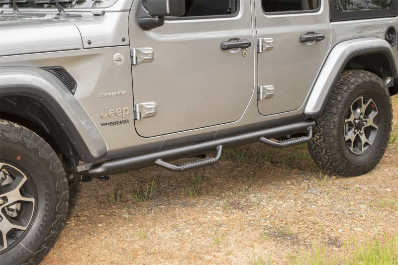 Barres de protection Rugged Ridge Spartan texturées noires pour Jeep Wrangler JL 4 portes 18-20