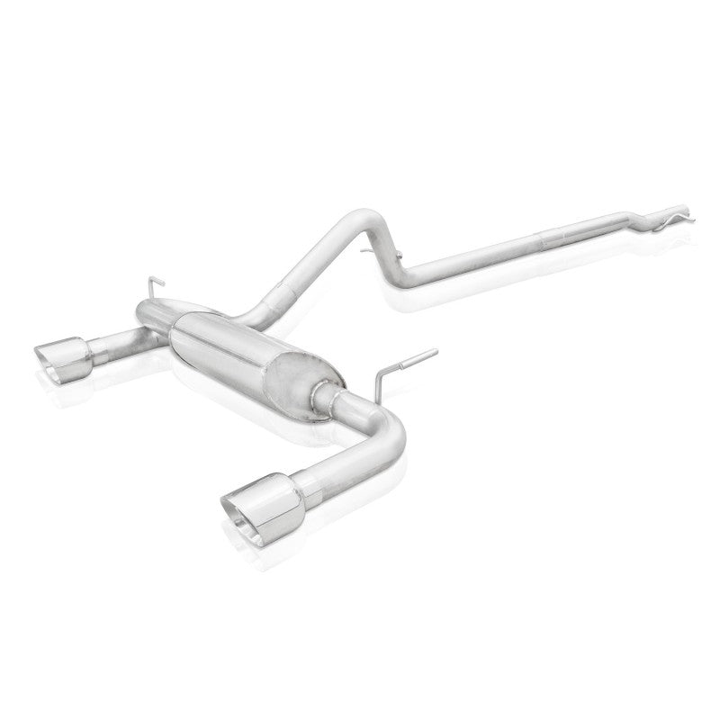 Échappement Catback pour Jeep Wrangler 2012-17 en acier inoxydable