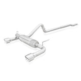 Échappement Catback pour Jeep Wrangler 2012-17 en acier inoxydable