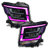 Mise à niveau des phares DRL RVB + W Oracle 21-22 Nissan Titan - ColorSHIFT avec contrôleur simple VOIR LA GARANTIE