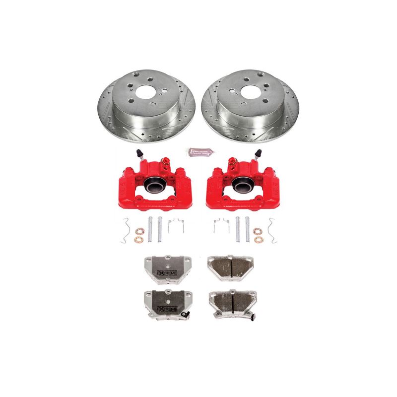 Kit de freins arrière Power Stop 03-06 Pontiac Vibe Z26 Street Warrior avec étriers