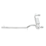 Échappement Catback pour Jeep Wrangler 2012-17 en acier inoxydable