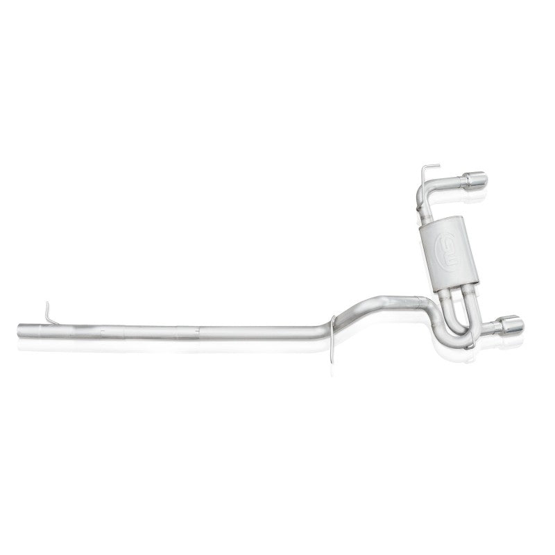 Échappement Catback pour Jeep Wrangler 2012-17 en acier inoxydable