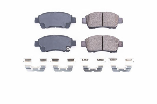 Power Stop 2000 Toyota Echo Front Z17 Evolution Ceramic Brake Pads w/Hardware