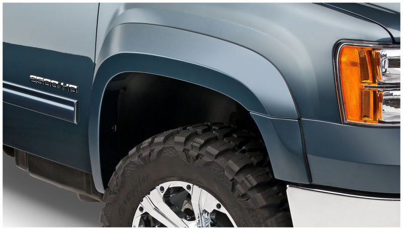 Bushwacker 07-13 GMC Sierra 1500 Fleetside Extend-A-Fender Style Flares 4 pièces 69,3 pouces - Noir