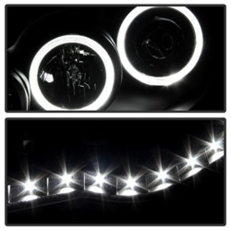 Phares de projecteur Halo Xtune Toyota Tacoma 05-11 Noir PRO-JH-TT05-LED-BK