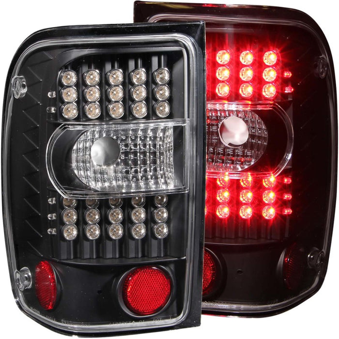 Feux arrière à LED ANZO 2001-2011 Ford Ranger Noir