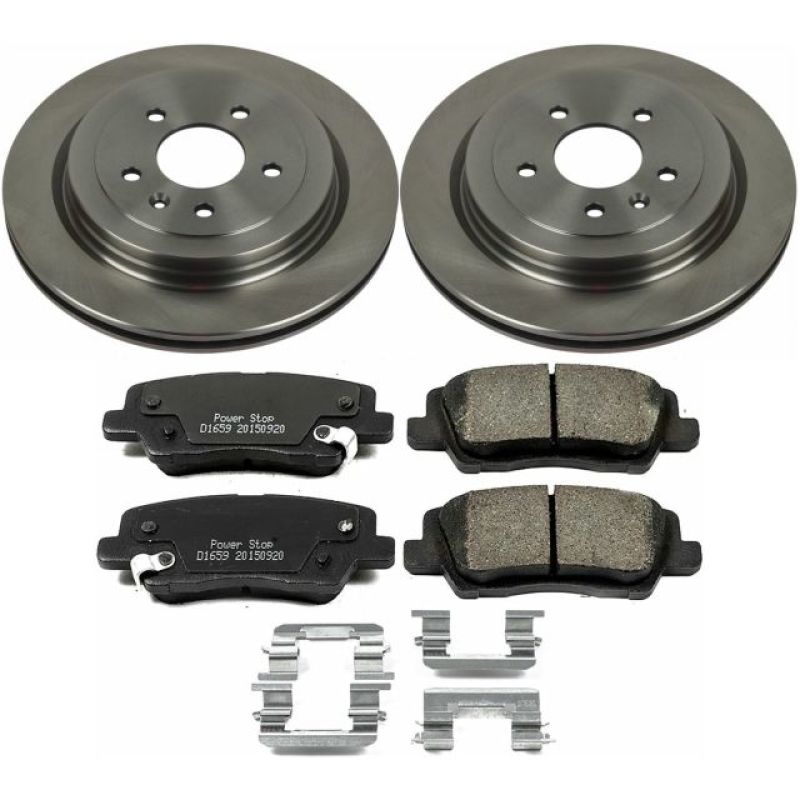 Kit de freins arrière Power Stop Autospecialty pour Cadillac ATS 13-15