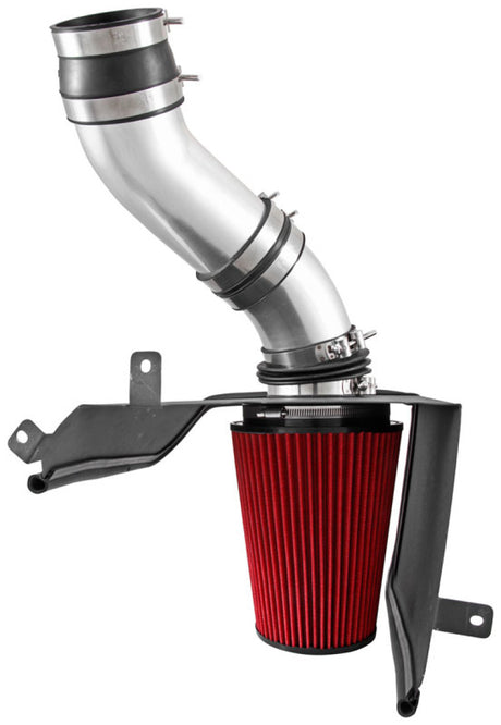 Kit d'admission d'air Spectre 12-16 Toyota Tundra 4,6 L - Argent avec filtre rouge